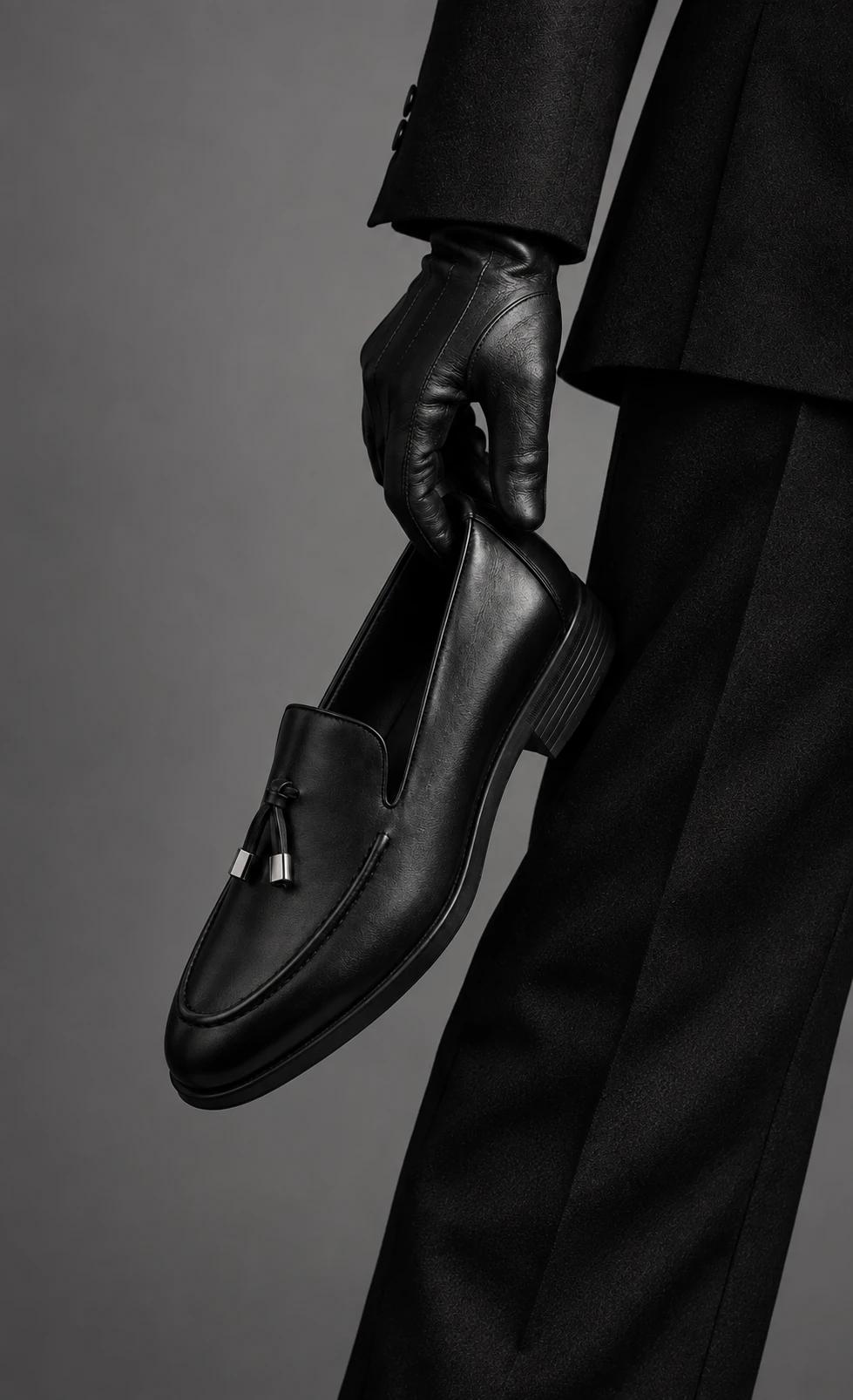 Full-grain leather men's shoes from the Hector Footwear wholesale collection