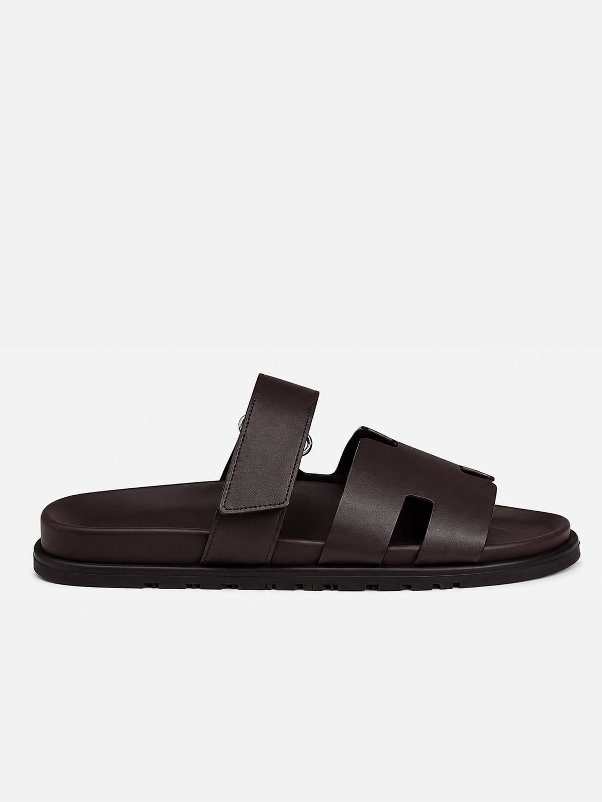 YKT09 Brown - Leather sandals